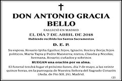 Antonio Gracia Bello